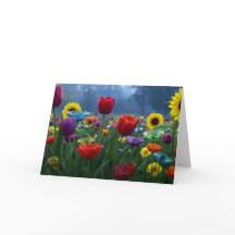 Bloemen als glas in kleuren en vormen
