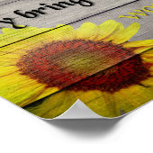 Bloemen als vrienden poster (Hoek)