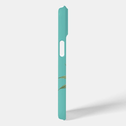 Bloemen ananas munt groen Case-Mate iPhone case (Achterkant / Rechts)