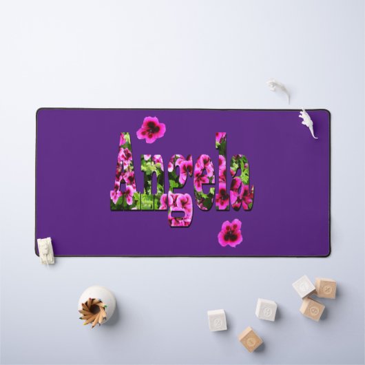 Bloemen Angela Naam, Desk Mat (Kindertafel)