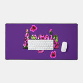 Bloemen Angela Naam, Desk Mat (Keyboard & Muis)