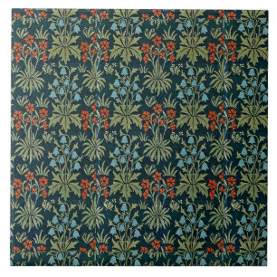 Bloemen  anjer Bluebell John Henry Dearl Tegeltje