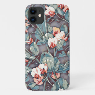  Bloemen Art Deco Design in Sage Telefoon Case