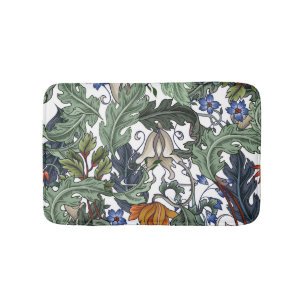 Bloemen, art deco, modern, naadloos. badmat