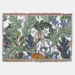 Bloemen, art deco, modern, naadloos. deken
