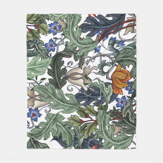 Bloemen, art deco, modern, naadloos. fleece deken