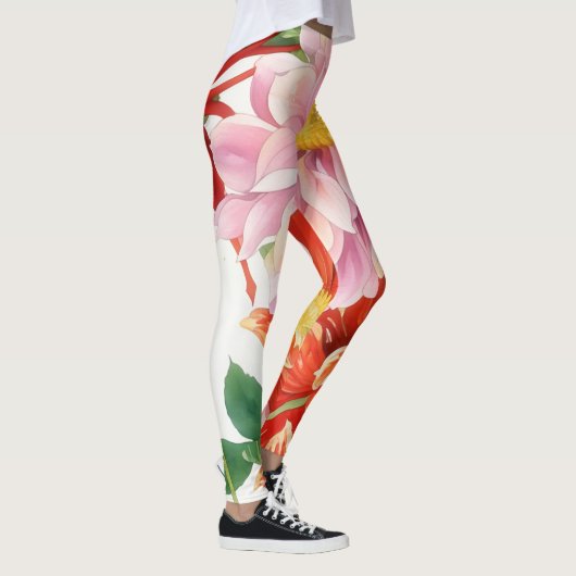Bloemen Art Leggings (Rechts)