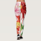 Bloemen Art Leggings (Achterkant)