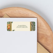 Bloemen Art Nouveau Vrijgezellenfeest Etiket