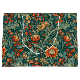 Bloemen, , art nouveau, William Morris stijl, Groot Cadeauzakje