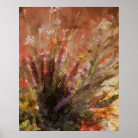 Bloemen Art Photograph Poster (Voorkant)