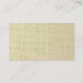 Bloemen baard visitekaartje (Achterkant)