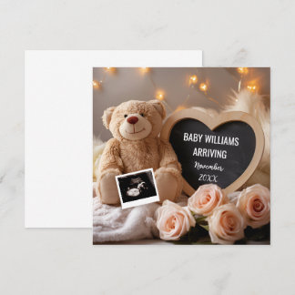 Bloemen Baby Aankondiging voor Social Media
