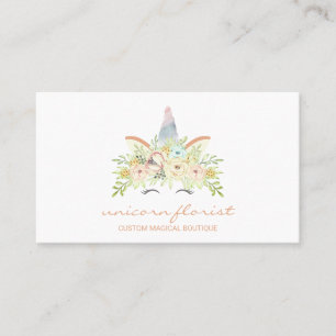Bloemen Baby Shower Boutique Eenhoorn Visitekaartje