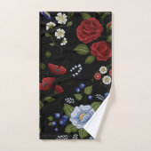 Bloemen Bad Handdoek (Handdoek)