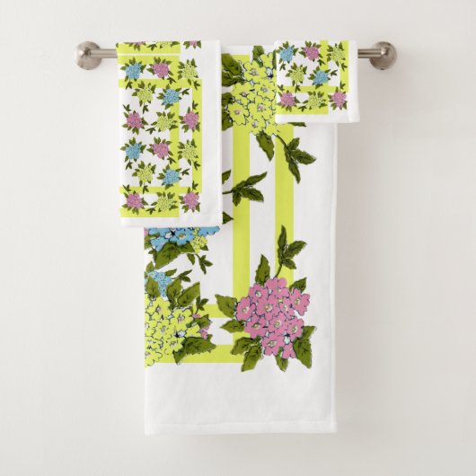 bloemen bad handdoek (Insitu)
