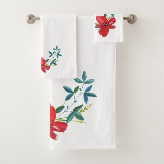 Bloemen Bad Handdoek (Insitu)