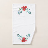 Bloemen Bad Handdoek (Handdoek)