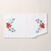 Bloemen Bad Handdoek (Handdoek)