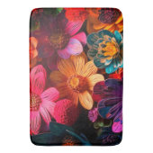  bloemen badmat (Voorkant Verticaal)