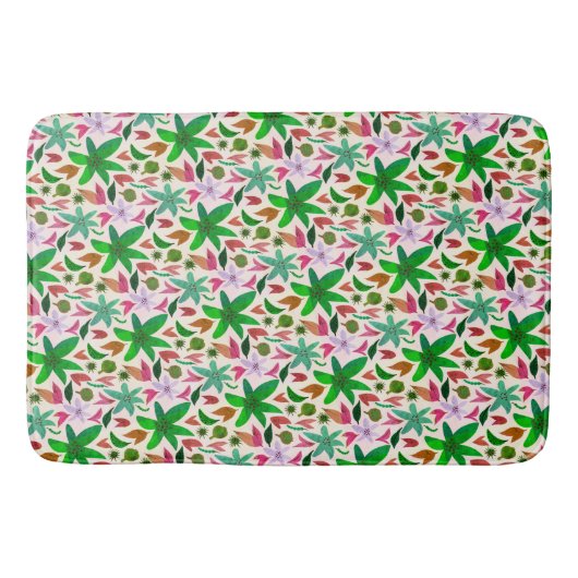 bloemen badmat (Voorkant)