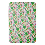 bloemen badmat (Voorkant Verticaal)