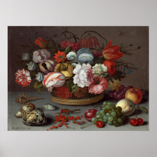 Bloemen - Balthasar van der Ast Fine Art Poster