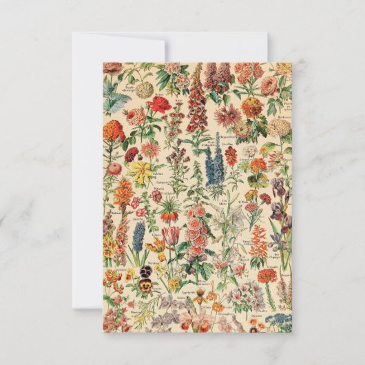 bloemen bedankkaart (Voorkant)