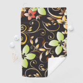 Bloemen behang 4 golfhanddoek (Insitu)