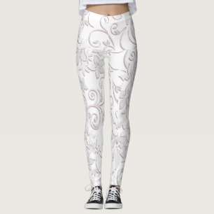 Bloemen behang papier 1 leggings