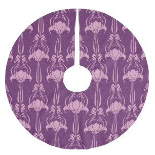 Bloemen behang roze Violet ontwerp Kerstboom Rok