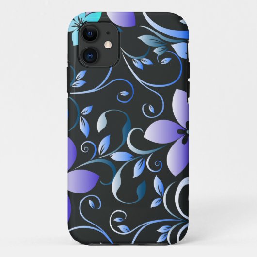 Bloemen behangpapier 6 Case-Mate iPhone case (Achterkant)