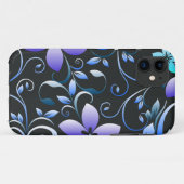 Bloemen behangpapier 6 Case-Mate iPhone case (Achterkant (horizontaal))
