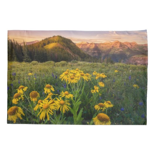 Bloemen | Bergbeemdommen Butte Colorado Kussensloop (Achterkant)