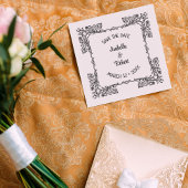 Bloemen Bewaar de datum Bruiloft Rubberstempel