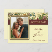  Bloemen Bewaar de datum Foto Briefkaarten (Voorkant / Achterkant)