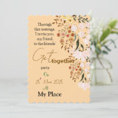 Bloemen bij elkaar kaart (Staand voorkant)