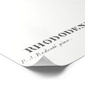 Bloemen bladeren  botanische kunst poster (Hoek)