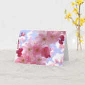 Bloemen Blank Foto Wenskaarten Kaart (Gele Bloem)