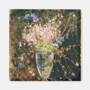 bloemen blauw Maria Wiik Linnea Borealis Magneet