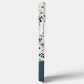 Bloemen  Blauw Patroon Trendy Inspirivity Case-Mate iPhone Case (Achterkant / Rechts)