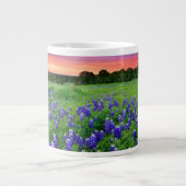 Bloemen | Blauwbijen in Sunset Texas Extra Grote Beker (Voorkant)