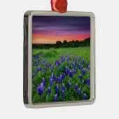 Bloemen | Blauwbijen in Sunset Texas Metalen Ornament (Rechts)