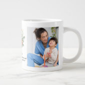 Bloemen Bloem Moederdag Granma Gift Jumbo Extra Grote Beker (Rechts)