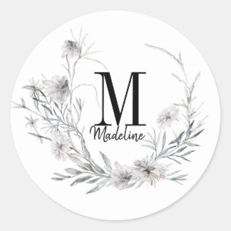 bloemen bloem ronde sticker