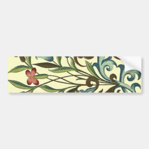 Bloemen Bloemen Bloemen Behang Art Nouveau  Bumpersticker