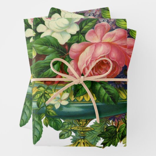  bloemen, bloemen, bloemen inpakpapier vel (In situ)