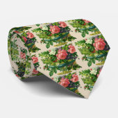  bloemen, bloemen, bloemen stropdas (Opgerold)