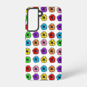 Bloemen Bloemen Doodle Line Art Waterverf Abstract Samsung Galaxy Hoesje