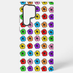 Bloemen Bloemen Doodle Line Art Waterverf Abstract Samsung Galaxy Hoesje